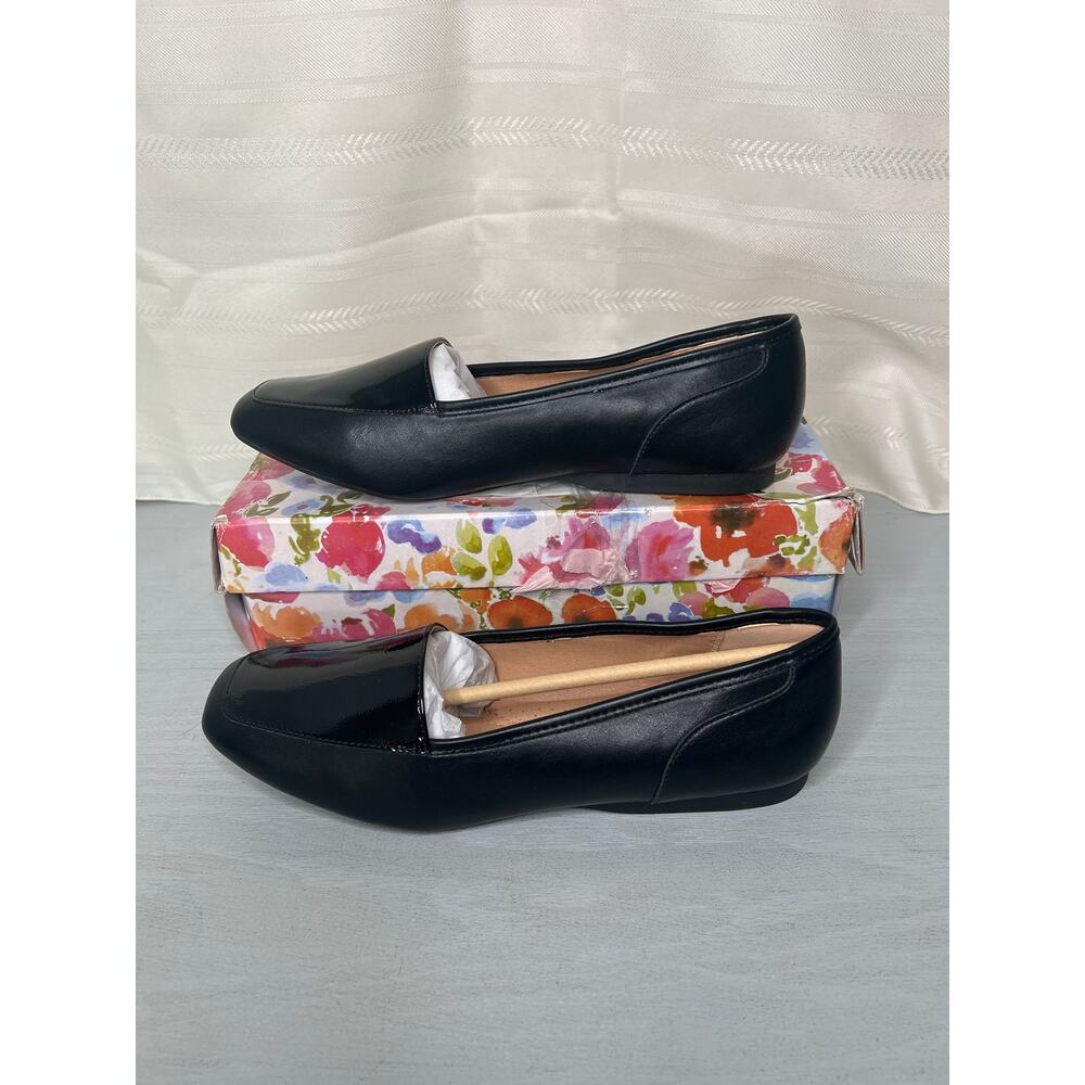 Mootsies Tootsies Edith Moc Toe Loafers Black Womens Size 10M - Picture 4 of 15